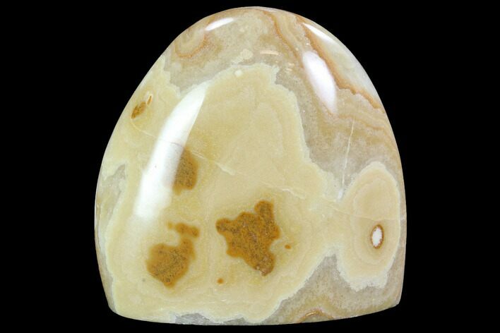 Free-Standing, Polished Brown Calcite #91757